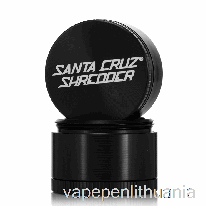 Santa Cruz Smulkintuvas 1,6 Colio Mažas 4 Dalių Smulkintuvas Juodas (40 Mm) Vape Skystis